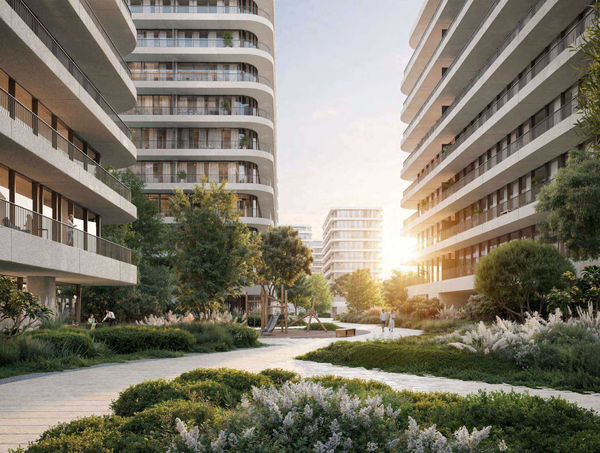 Eden House The Park by H&H in Al Safa, Dubai Water Canal, Dubai, architectural render
