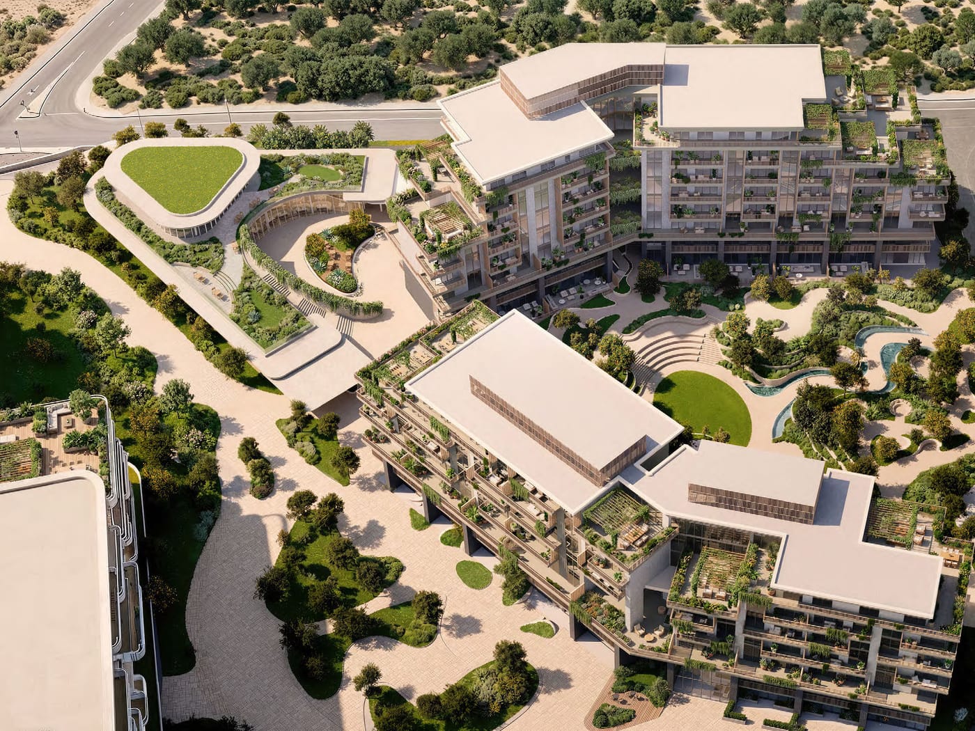 The Yards from above