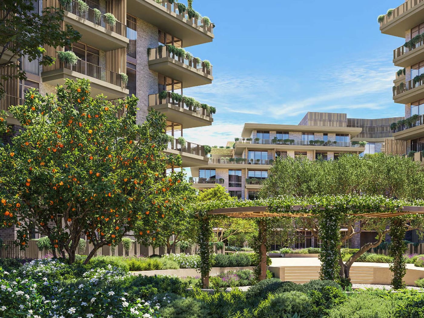 Residences and gardens, Arancia Yards 2