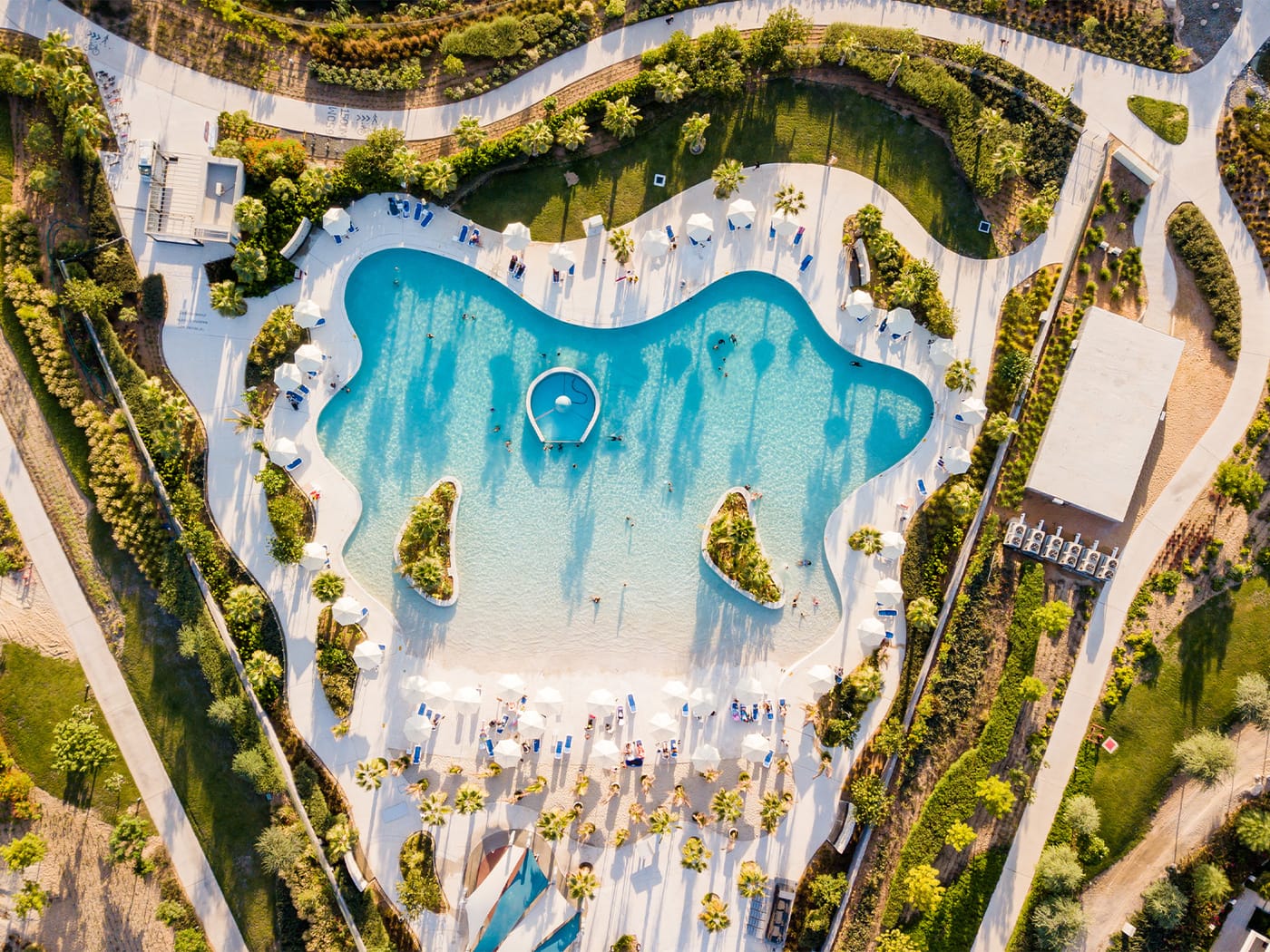 Malibu Bay beach pool, DAMAC Hills
