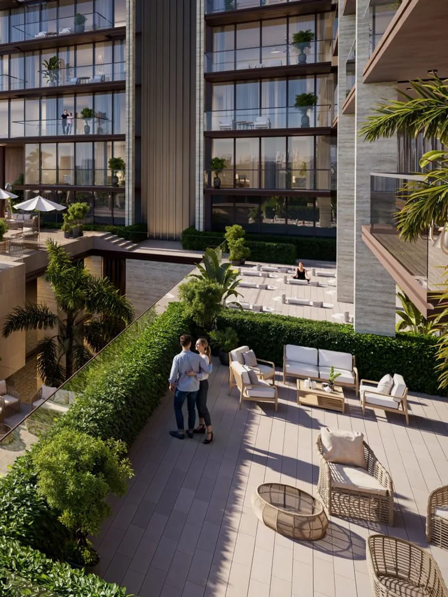 Landscaped pool terraces, Sea Cliff