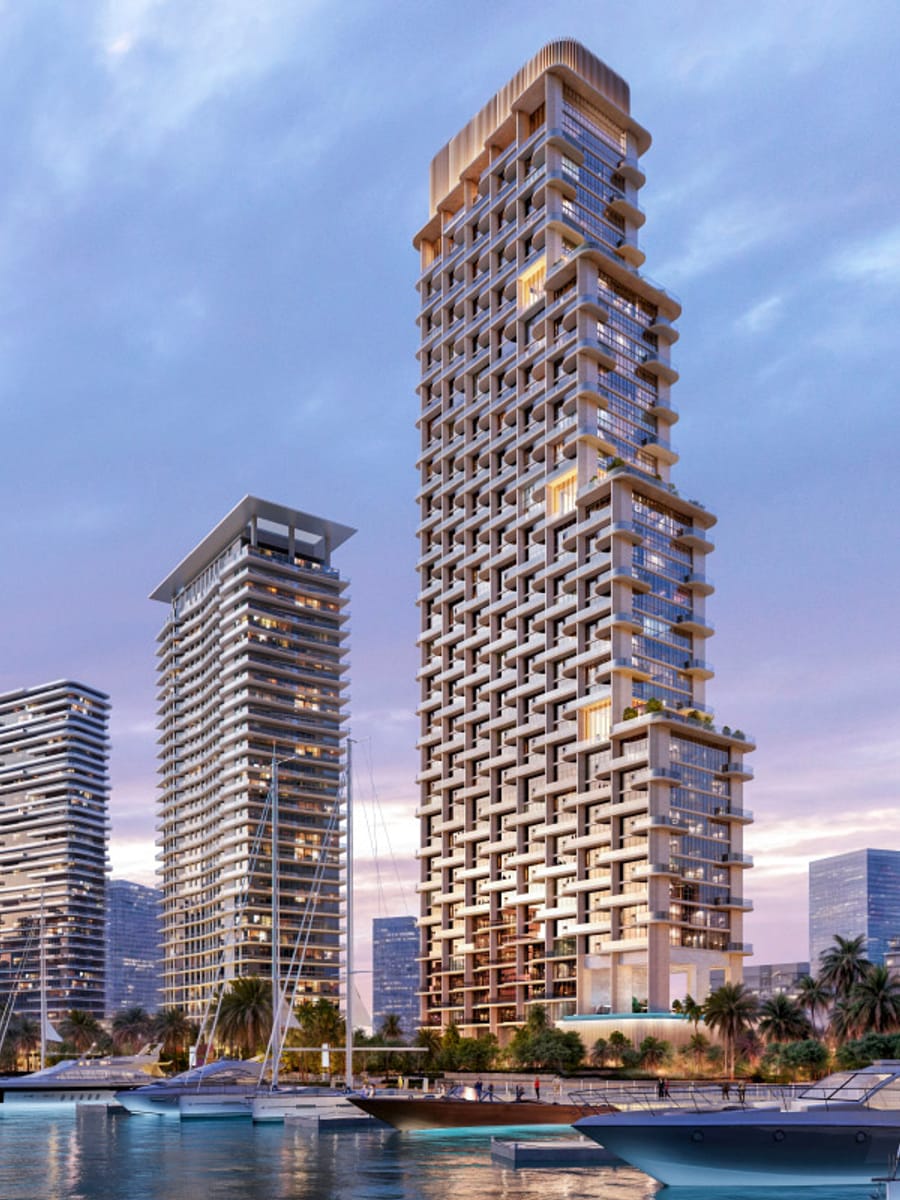 Tower exterior at dusk, Atélis at d3
