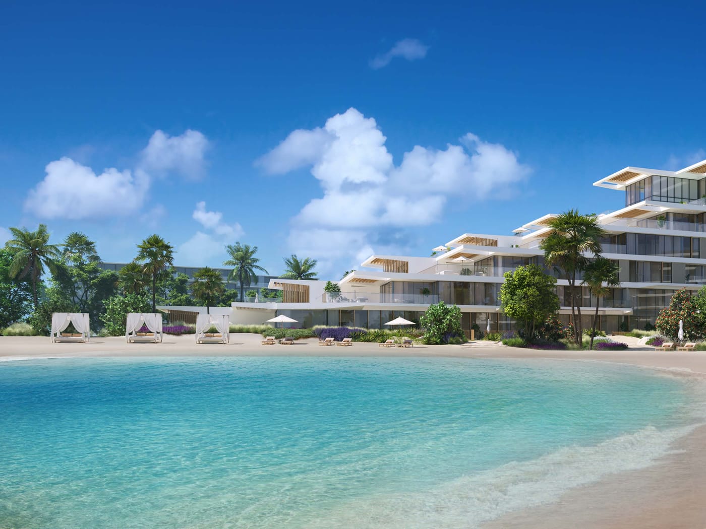 Beachfront residences, Palm Central