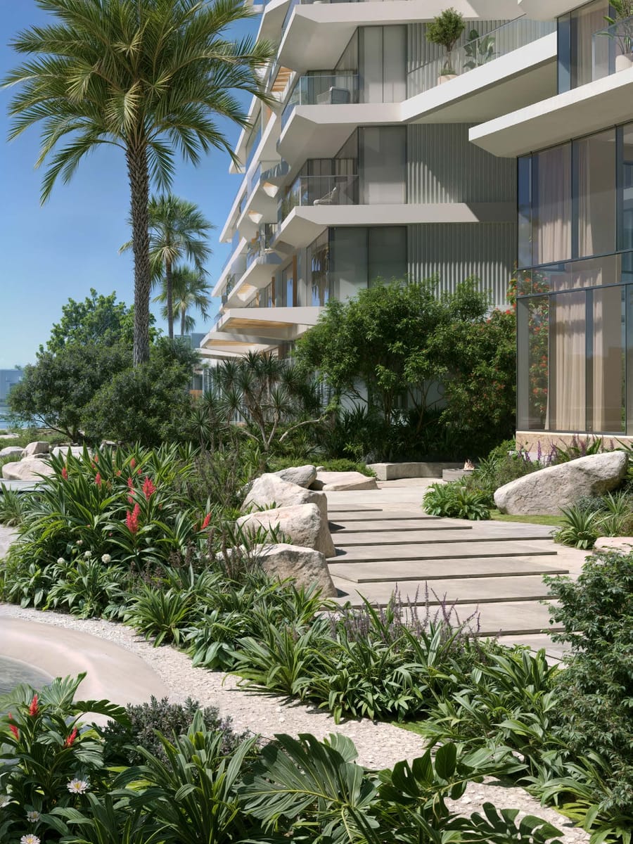 Landscaped gardens, Palm Central