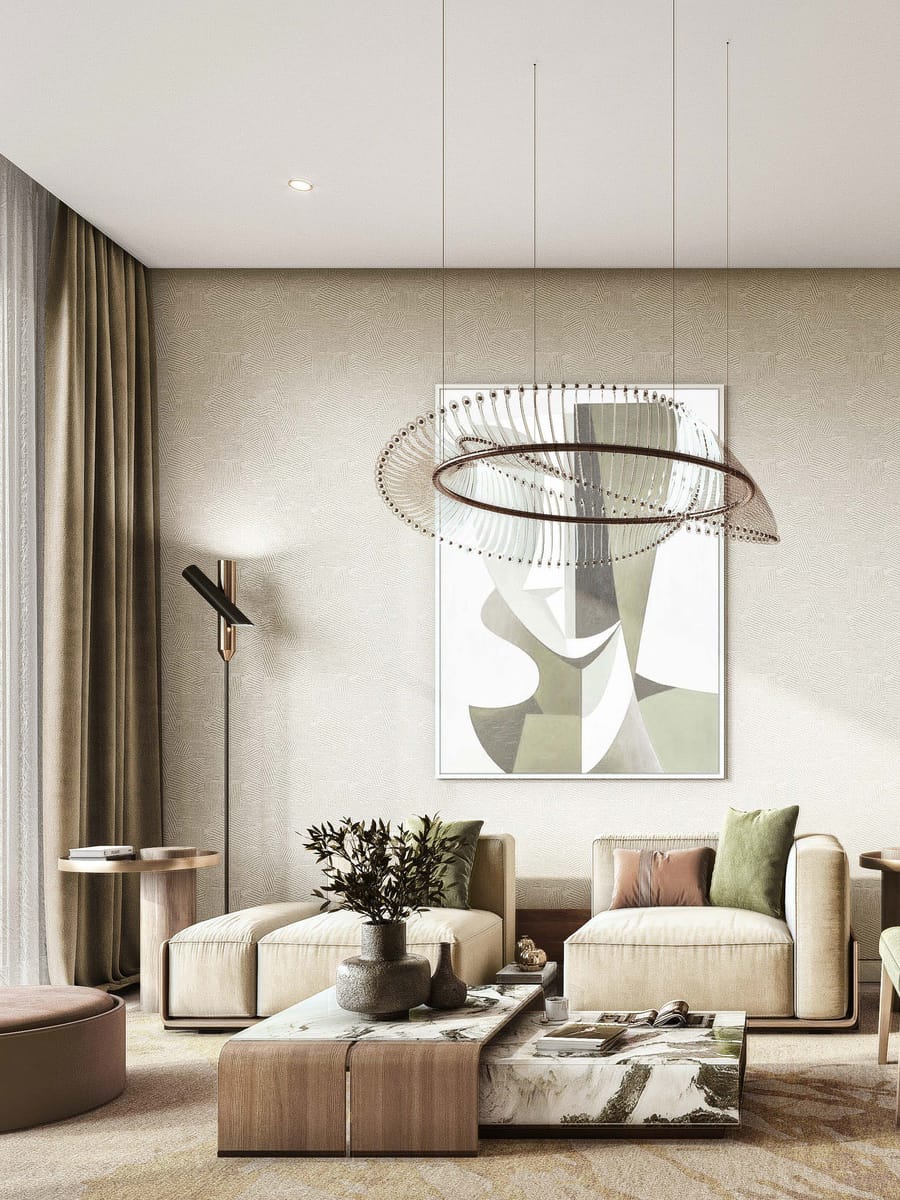 Living room, The Woods Abode